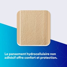 Le pansement hydrocellulaire non adhésif offre confort et protection (90600, 90601, 90603)