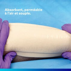 Absorbant, perméable à l’air et souple