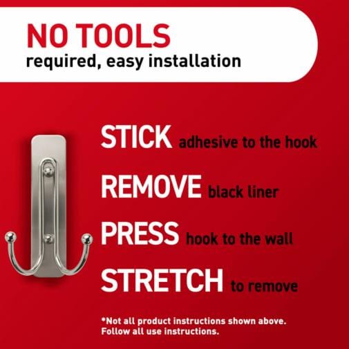 Command Satin Nickel Adhesive Hook Command Satin Nickel Adhesive Hook