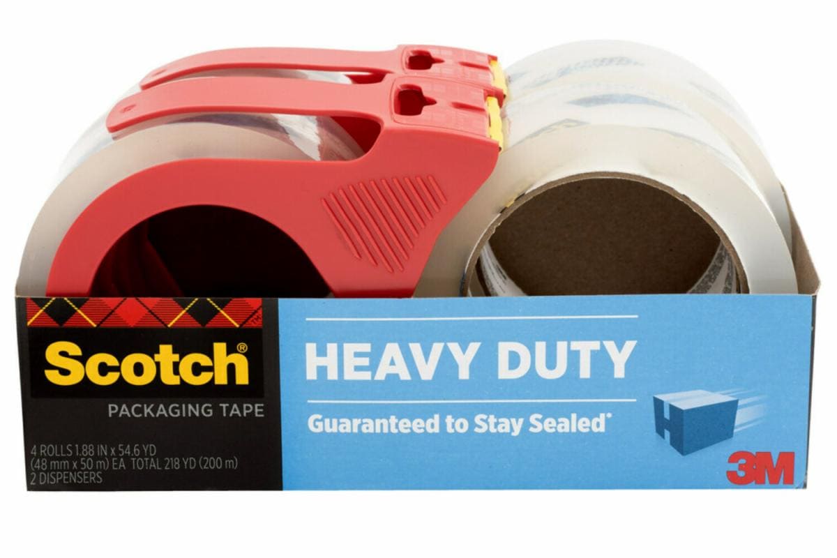 Scotch Heavy Duty Shipping Packaging Tape 3850-4-2RD
