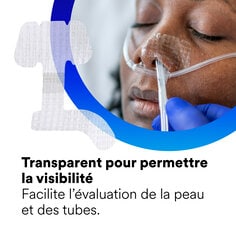 Transparent pour la visibilité facilite les évaluations de la peau et des tubes