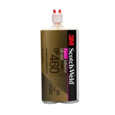 3M™ Scotch-Weld™ Epoxy Adhesive 460 is a versatile, two-part epoxy adhesive made to bond to metals, ceramics, wood, glass, and some plastics in demanding conditions, such as in high-impact bonding assemblies. Its high performance provides long-lasting results in expansion, flexing, and environmental aging — helping to maintain a long-lasting bond. While delivering excellent shear and peel strength, 3M™ Scotch-Weld™ Epoxy Adhesive 460 provides excellent resistance to high temperatures, solvents, and outdoor weathering, and is ideal for a host of industries, including transportation, aerospace, construction, and sporting goods repair applications. It meets the standard for UL-HB Certified, ASTM E162, ASTM E662, Bombardier SMP 800C, and Boeing BSS 7239. The preparation and application of the product make it easy to use with a 2:1 by-volume mix ratio. Allowing 60 minutes of open time for project adjustment, the epoxy is fully cured in 24 hours at a temperature of 73 °F (23 °C). 