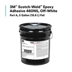 3M™ Scotch-Weld™ Epoxy Adhesive 460NS is a high-strength, non-sag adhesive made to resist shock and vibration in challenging conditions involving high-impact bonding assemblies. With up to 60 minutes of working time, it offers effective bonding on many substrates, such as metals, ceramics, wood, glass, and some plastics. Because of its ability to withstand environmental elements, 3M™ Scotch-Weld™ Epoxy Adhesive 460NS is an ideal solution for helping to resist the impact created from high temperatures, solvents, and outdoor aging elements within a wide range of industries, including applications in construction and building, aircraft and automobile manufacturing, appliance repair, and many more. 3M™ Scotch-Weld™ Epoxy Adhesive 460NS provides handling strength in 4 hours and is available in bulk or a Duo-Pak (DP); when using this adhesive in Duo-Pak form, rely on 3M Applicators for convenient and accurate metering, mixing, and dispensing.