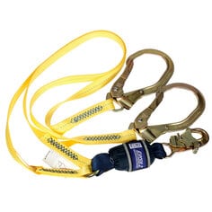 A 3M DBI-SALA EZ-Stop F2 100% Tie-Off Web Shock-Absorbing Lanyard 1246159, 6 ft