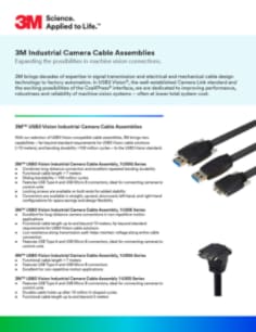 3M Industrial Camera Cable Assemblies Flyer