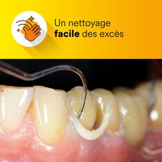 Nettoyage facile des excès