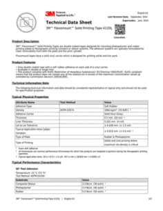3M™ Flexomount™ Solid Printing Tape 412DL