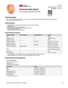 3M™ Double Coated Tape GPT-020