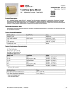 3M™ Adhesive Transfer Tape 9458