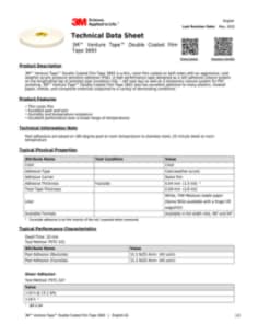 3M™ Venture Tape™ Double Coated Film Tape 3693