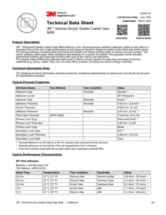 3M™ Silicone /Acrylic Double Coated Tape 9699