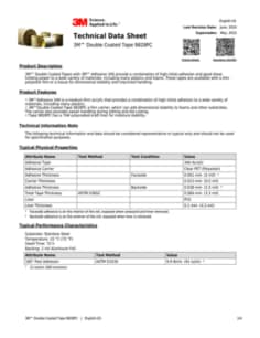 3M™ Double Coated Tape 9828PC