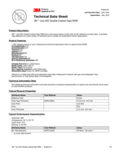 3M™ Low VOC Double Coated Tape 9599