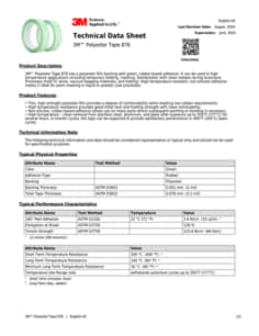 3M™ Polyester Tape 876