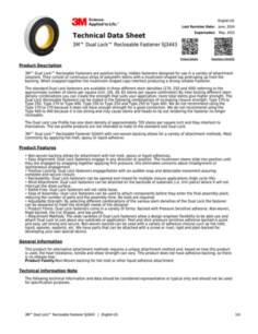 3M™ Dual Lock™ Reclosable Fastener SJ3443