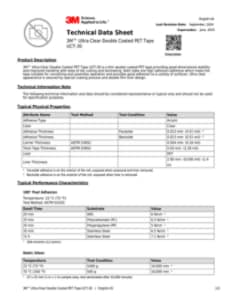 3M™ Ultra-Clear Double Coated PET Tape UCT-30