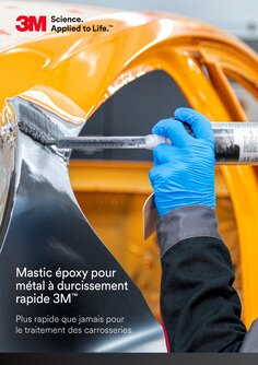 Brochure du mastic époxy pour métal à durcissement rapide 3M™ FR LR