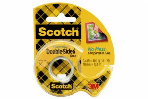 Scotch Removable Double Sided Tape 667, 3/4 in x 400 in (19 mm x 10.16m) image Scotch Removable Double Sided Tape 667, 3/4 in x 400 in (19 mm x 10.16m)image