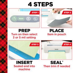 Scotch™ Thermal Pouches TP3854-200, 8.9 in x 11.4 in (228 mm x 291 mm)