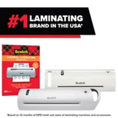 Scotch Thermal Laminating Sheets, Ideal Office or School