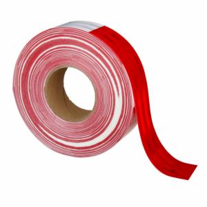 3M™ Diamond Grade Conspicuity Markings 983-32, Red/White, 67636, 2 in x 50 yd, kiss-cut every 18 in image 3M™ Diamond Grade Conspicuity Markings 983-32, Red/White, 67636, 2 in x 50 yd, kiss-cut every 18 inimage
