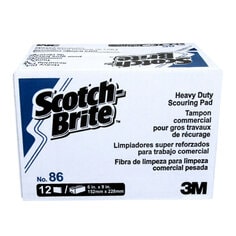 Scotch-Brite Heavy Duty Scouring Pad, H-86, 6 in x 9 in (152 mm x 229 mm)
