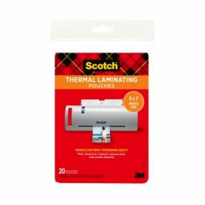 Scotch Thermal Pouches TP5903-20 for items up to 5.27 in x 7.24 inimage