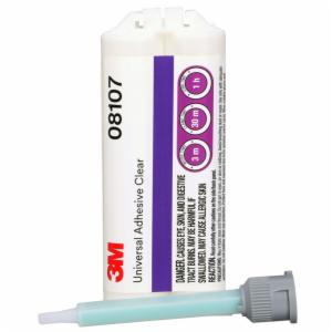 3M™ Universal Adhesive 08107, Clear, 47.3 mL Cartridge 6/Caseimage