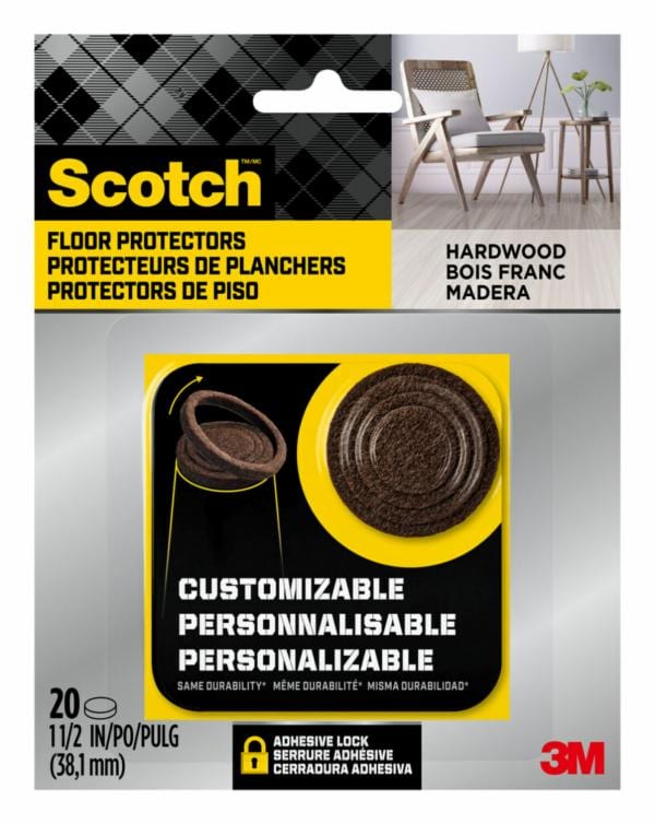 Scotch Custom Fit Felt Pads SP882-NA