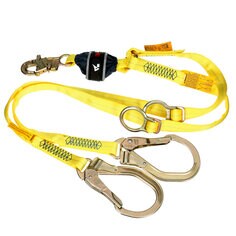 A 3M DBI-SALA Twin-Leg Tie-Back Web Shock-Absorbing Lanyard 1246597C