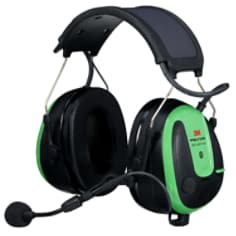 3M™ PELTOR™ WS™ ALERT™ XPV Headset App, green, headband, Solar powered, MultiPoint Bluetooth