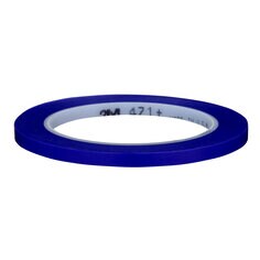 3M Vinyl Tape 471+, Indiago, 1/4 in x 36 yd, 5.3 mil, PN6405