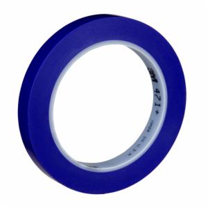3M™ Vinyl Tape 471+, Indigo, 1/2 in x 36 yd, 5.3 mil, 72 Roll/Case, Individually Wrapped Conveniently Packaged image 3M™ Vinyl Tape 471+, Indigo, 1/2 in x 36 yd, 5.3 mil, 72 Roll/Case, Individually Wrapped Conveniently Packagedimage
