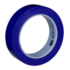 Ruban en vinyle 3M, 471+, indigo, 2,5 cm x 32,9 m x 0,1 mm