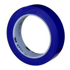 3M Vinyl Tape 471+, Indigo, 1 in x 36 yd, 5.3 mil, PN2511