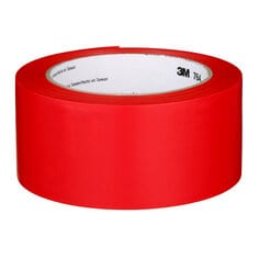 3M General Purpose Vinyl Tape 764, Red, 2 in x 36 yd, 5 mil