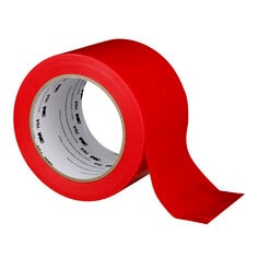 3M General Purpose Vinyl Tape 764, Red, 3 in x 36 yd, 5 mil