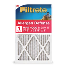 Filtrete™ MPR 1000 Allergen Defense HVAC Filter, 17.5x23.5x1"
