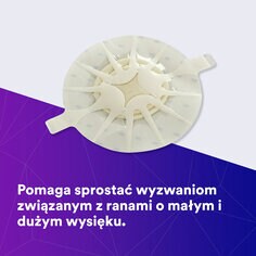 (1) Tegaderm HP Foam: Pomaga sprostać wyzwaniom związanym z ranami o małym i dużym wysięku - 90619