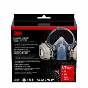 3M() Advanced Comfort Reusable Respirator 7511P1-DC, OV/P95, Small, 1pk/pairimage