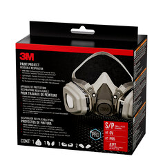 3M™ Paint Project Reusable Respirator 6111, OV/P95, Small