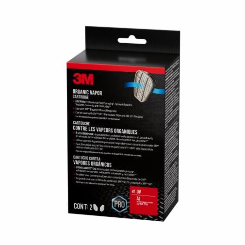 3M™ Organic Vapor Cartridge 6001, OV, 2-pairs of 6001 Cartridges