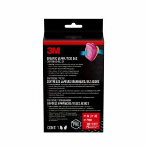 3M™ Organic Vapor/Acid Gas Cartridge/P100 Filter 60923H1-DC, 1-pair Cartridge/Filters, 5 pack/caseimage