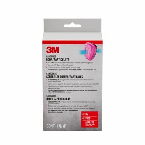 3M™ Odor/Particulate Cartridge 60921, OV/P100 1-pair of 60921 Cartridge/Filters