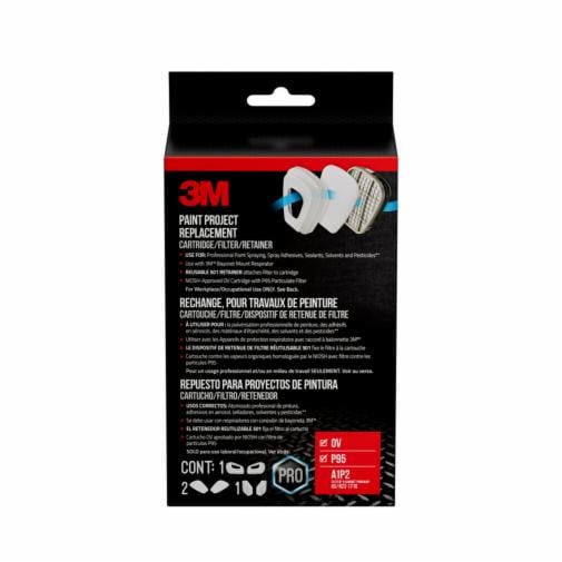 3M™ Paint Project Replacement Cartridge, Filter & Retainer Kit 6023, OV/P95