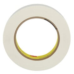 A roll of 3M Repulpable Flatback Tape R3127, White, 18 mm x 55 m, 4.2 mil