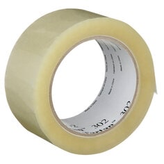 A roll of Tartan Box Sealing Tape 302, Clear, 48 mm x 100 m