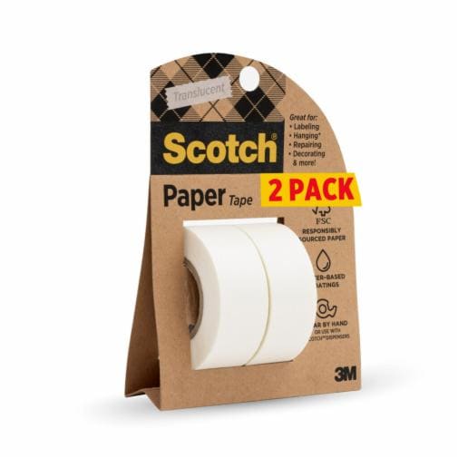 Product Image of a two pack of Scotch Paper Tape. 