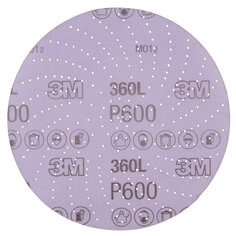 3M Xtract Film Disc 360L, 20804, P600, 6 in (152.4 mm), 3 mil (0.0762 mm), Die 600LG