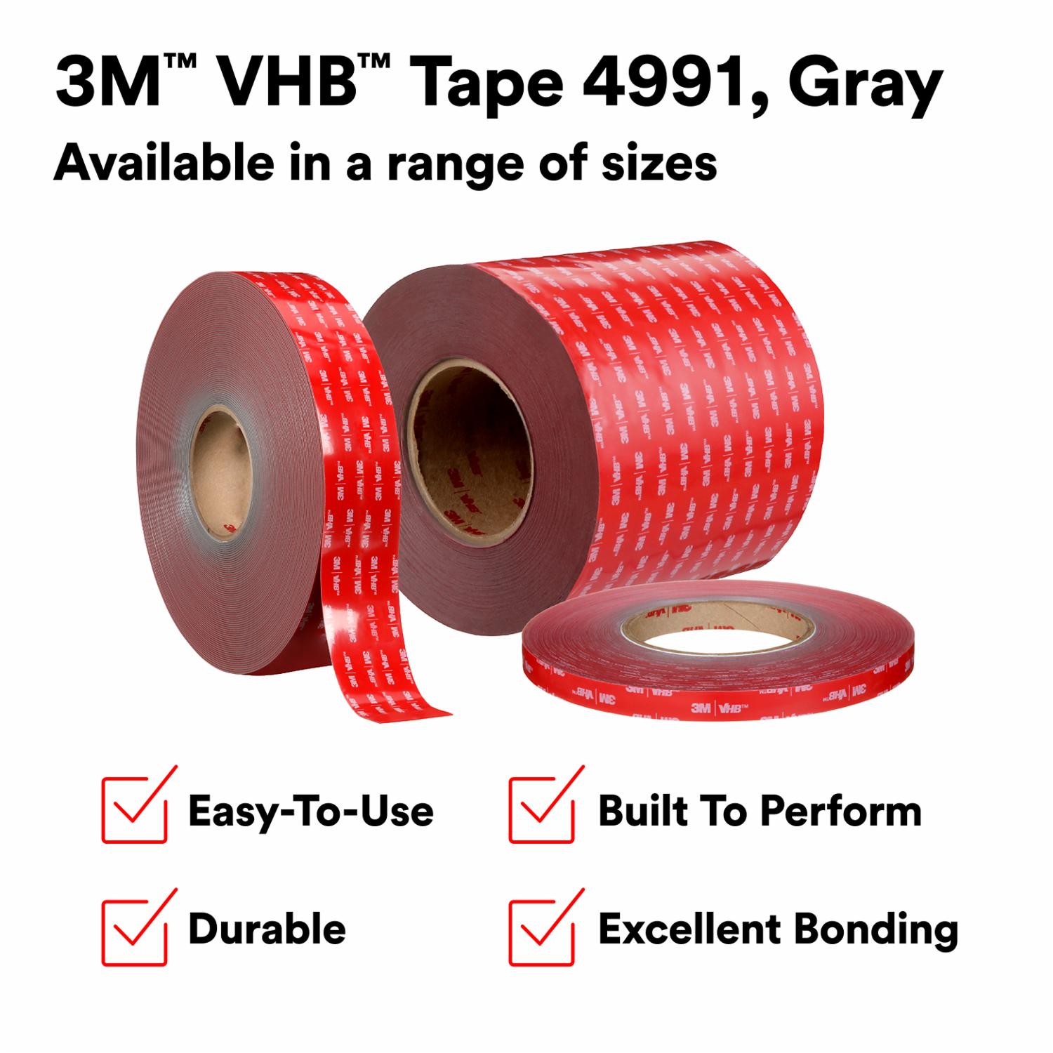 3M VHB شريط 4991 مزدوج الوجه